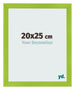 Cadre Photo 20x25cm Vert MDF Pisa De Face Mesure | Yourdecoration.fr