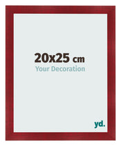 Cadre Photo 20x25cm Vin Rouge Patine MDF Pisa De Face Mesure | Yourdecoration.fr