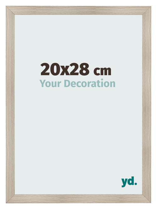 Cadre Photo 20x28cm Chene Rustique MDF Pisa De Face Mesure | Yourdecoration.fr
