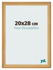 Cadre Photo 20x28cm De Pin Grain de Bois MDF Lazio De Face Mesure | Yourdecoration.fr