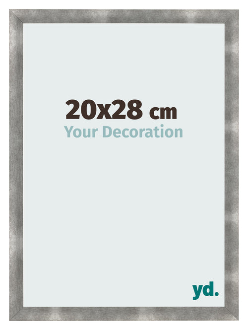 Cadre Photo 20x28cm Metal Vintage MDF Pisa De Face Mesure | Yourdecoration.fr