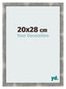 Cadre Photo 20x28cm Metal Vintage MDF Pisa De Face Mesure | Yourdecoration.fr