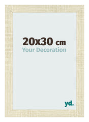 Cadre Photo 20x30cm Chene Sonoma MDF Pisa De Face Mesure | Yourdecoration.fr
