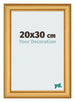 Cadre Photo 20x30cm Or Mat MDF Lazio De Face Mesure | Yourdecoration.fr