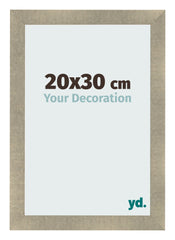 Cadre Photo 20x30cm Or Vintage MDF Pisa De Face Mesure | Yourdecoration.fr