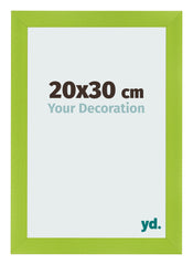 Cadre Photo 20x30cm Vert MDF Pisa De Face Mesure | Yourdecoration.fr