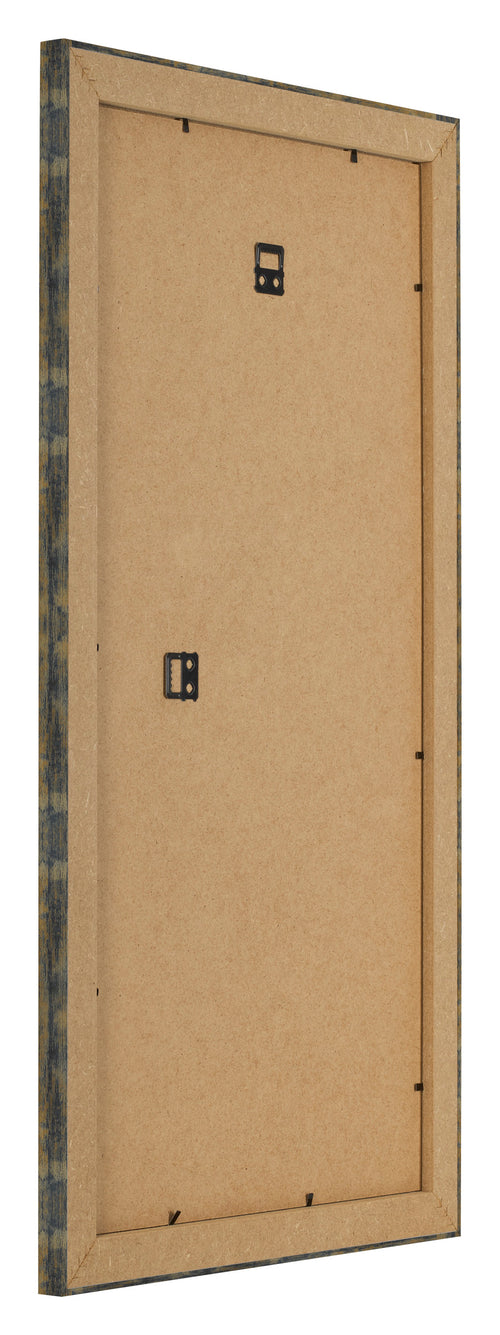 Cadre Photo 20x40cm Bleu Or Melange MDF Pisa Arriere Oblique | Yourdecoration.fr