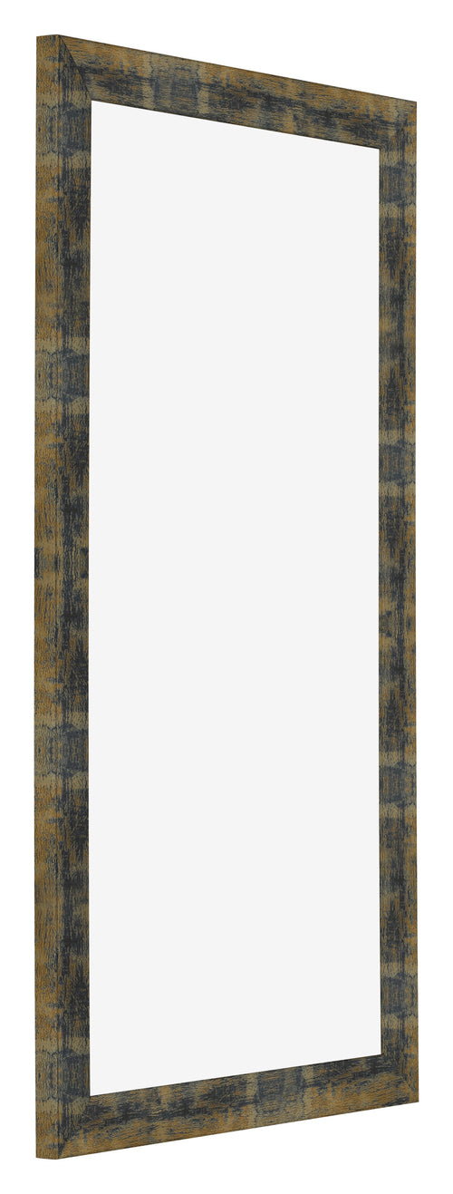 Cadre Photo 20x40cm Bleu Or Melange MDF Pisa De Face Oblique | Yourdecoration.fr