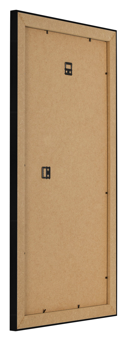 Cadre Photo 20x40cm Noir Argent Poli MDF Pisa Arriere Oblique | Yourdecoration.fr