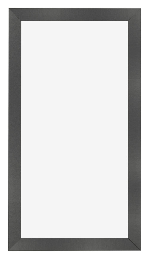 Cadre Photo 20x40cm Noir Argent Poli MDF Pisa De Face | Yourdecoration.fr
