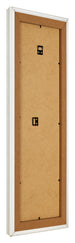 Cadre Photo 20x60cm Blanc Patine MDF Lazio Arriere Oblique | Yourdecoration.fr