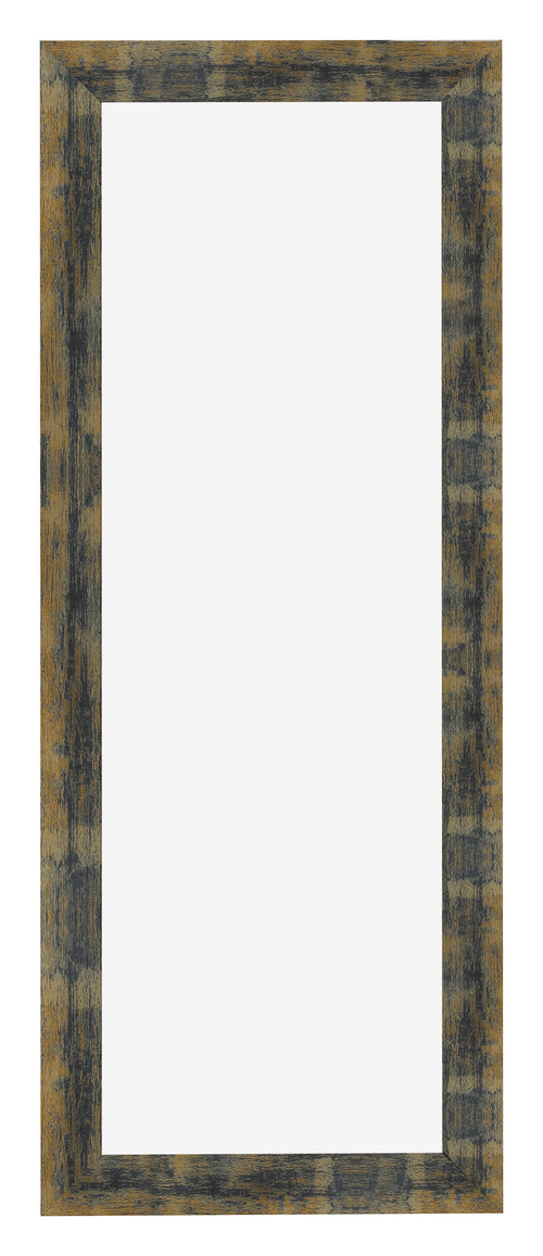 Cadre Photo 20x60cm Bleu Or Melange MDF Pisa De Face | Yourdecoration.fr