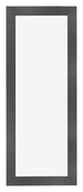 Cadre Photo 20x60cm Noir Argent Poli MDF Pisa De Face | Yourdecoration.fr