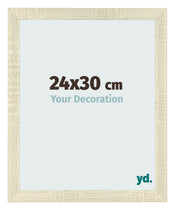 Cadre Photo 24x30cm Chene Sonoma MDF Pisa De Face Mesure | Yourdecoration.fr