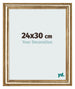 Cadre Photo 24x30cm Or Antique MDF Lazio De Face Mesure | Yourdecoration.fr