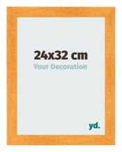 Cadre Photo 24x32cm Orange MDF Pisa De Face Mesure | Yourdecoration.fr