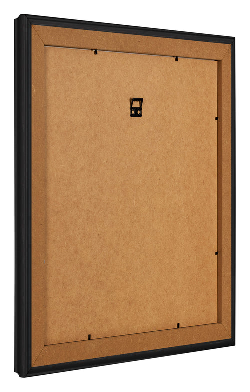 Cadre Photo 25x25cm Noir Grain de Bois MDF Lazio Arriere Oblique | Yourdecoration.fr