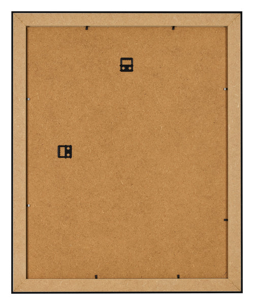 Cadre Photo 25x30cm Noir Argent Poli MDF Pisa Arriere | Yourdecoration.fr