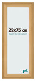 Cadre Photo 25x75cm De Pin Grain de Bois MDF Lazio De Face Mesure | Yourdecoration.fr