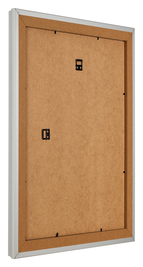 Cadre Photo 28x35cm Argent Mat MDF Lazio Arriere Oblique | Yourdecoration.fr