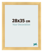 Cadre Photo 28x35cm Or Vintage MDF Pisa De Face Mesure | Yourdecoration.fr