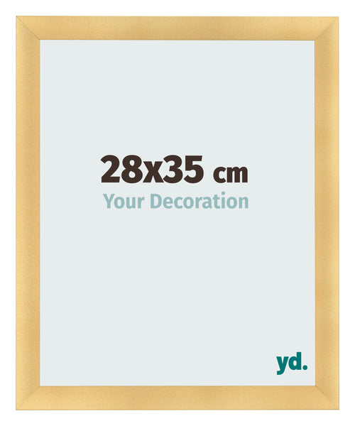 Cadre Photo 28x35cm Or Vintage MDF Pisa De Face Mesure | Yourdecoration.fr