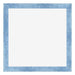 Cadre Photo 30x30cm Bleu Brillant Patine MDF Pisa De Face | Yourdecoration.fr