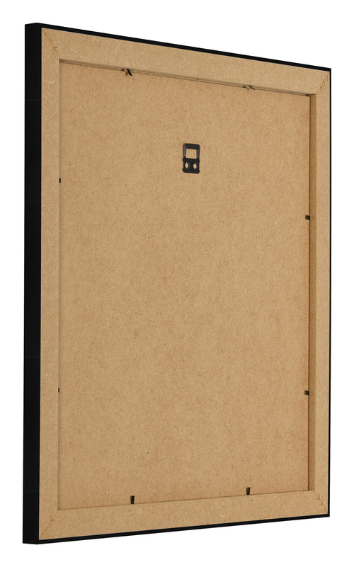 Cadre Photo 30x30cm Noir Argent Poli MDF Pisa Arriere Oblique | Yourdecoration.fr