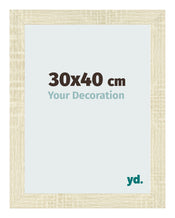 Cadre Photo 30x40cm Chene Sonoma MDF Pisa De Face Mesure | Yourdecoration.fr