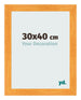 Cadre Photo 30x40cm Orange MDF Pisa De Face Mesure | Yourdecoration.fr