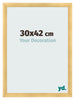 Cadre Photo 30x42cm Or Vintage MDF Pisa De Face Mesure | Yourdecoration.fr