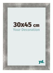 Cadre Photo 30x45cm Metal Vintage MDF Pisa De Face Mesure | Yourdecoration.fr