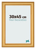 Cadre Photo 30x45cm Or Mat MDF Lazio De Face Mesure | Yourdecoration.fr