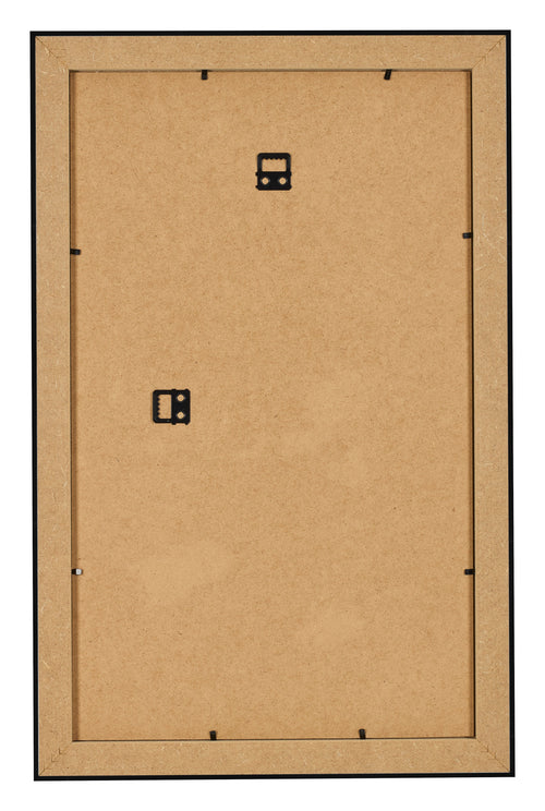 Cadre Photo 30x50cm Noir Argent Poli MDF Pisa Arriere | Yourdecoration.fr