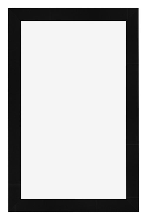 Cadre Photo 30x50cm Noir Argent Poli MDF Pisa De Face | Yourdecoration.fr