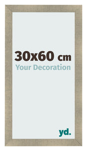 Cadre Photo 30x60cm Or Vintage MDF Pisa De Face Mesure | Yourdecoration.fr