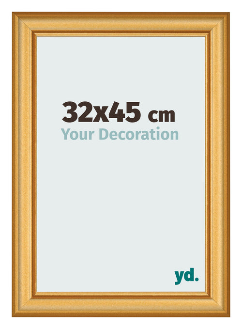 Cadre Photo 32x45cm Or Mat MDF Lazio De Face Mesure | Yourdecoration.fr