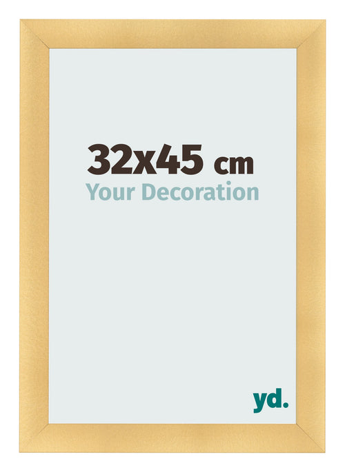 Cadre Photo 32x45cm Or Vintage MDF Pisa De Face Mesure | Yourdecoration.fr