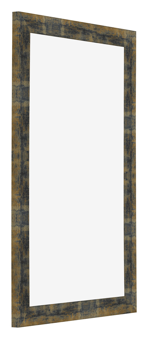 Cadre Photo 33x48cm Bleu Or Melange MDF Pisa De Face Oblique | Yourdecoration.fr