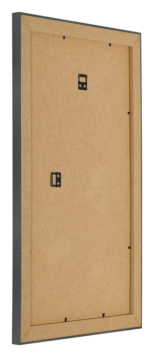 Cadre Photo 33x48cm Noir Argent Poli MDF Pisa Arriere Oblique | Yourdecoration.fr