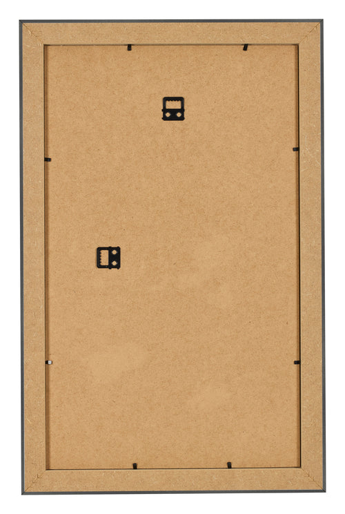 Cadre Photo 33x48cm Noir Argent Poli MDF Pisa Arriere | Yourdecoration.fr