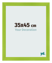 Cadre Photo 35x45cm Vert MDF Pisa De Face Mesure | Yourdecoration.fr