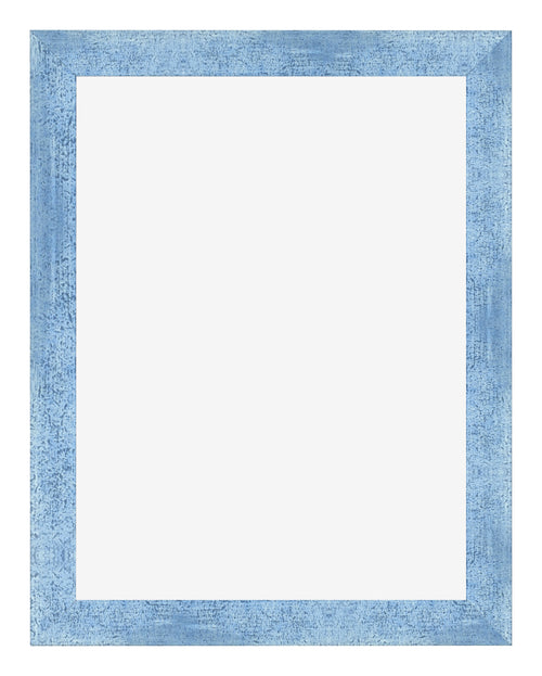 Cadre Photo 36x48cm Bleu Brillant Patine MDF Pisa De Face | Yourdecoration.fr
