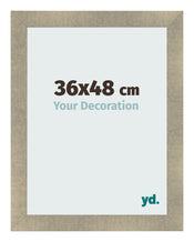 Cadre Photo 36x48cm Or Vintage MDF Pisa De Face Mesure | Yourdecoration.fr
