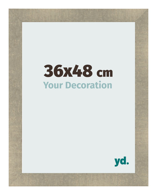 Cadre Photo 36x48cm Or Vintage MDF Pisa De Face Mesure | Yourdecoration.fr