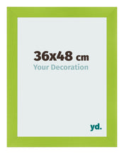 Cadre Photo 36x48cm Vert MDF Pisa De Face Mesure | Yourdecoration.fr