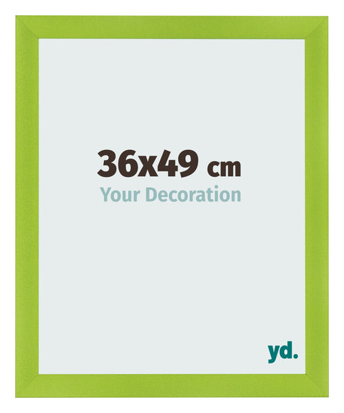 Cadre Photo 36x49cm Vert MDF Pisa De Face Mesure | Yourdecoration.fr