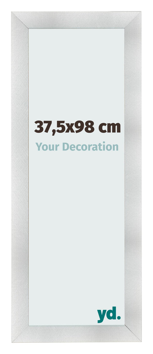 Cadre Photo 37 5x98cm Aluminium Brosse MDF Pisa De Face Mesure | Yourdecoration.fr