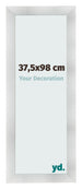 Cadre Photo 37 5x98cm Aluminium Brosse MDF Pisa De Face Mesure | Yourdecoration.fr