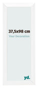Cadre Photo 37 5x98cm Blanc Vintage MDF Pisa De Face Mesure | Yourdecoration.fr